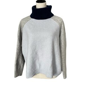 Fat Face Cashmere Colorblock Turtleneck Sweater Women’s US 20 / UK 24 XXL